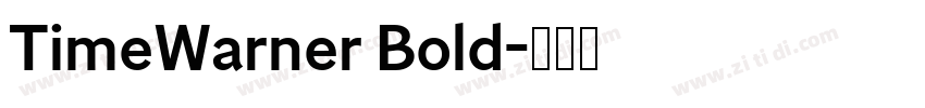 TimeWarner Bold字体转换